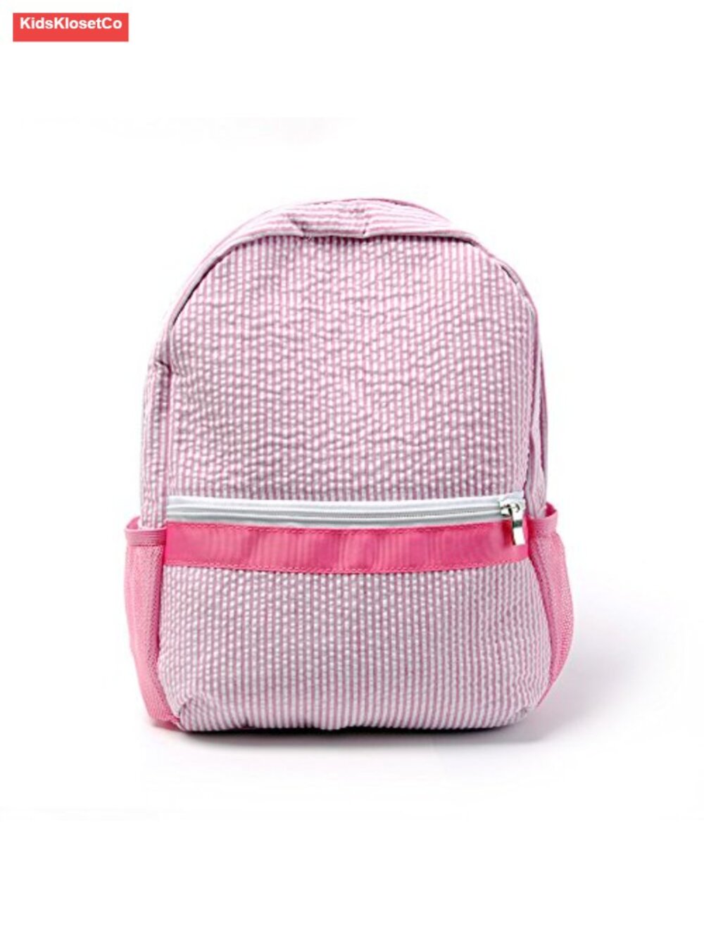 Kids Seersucker Backpack Daypack Adjustable Strap Toddler School Bookbag